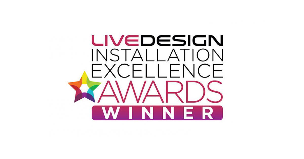 Solotech winner at the excellence in installation awards