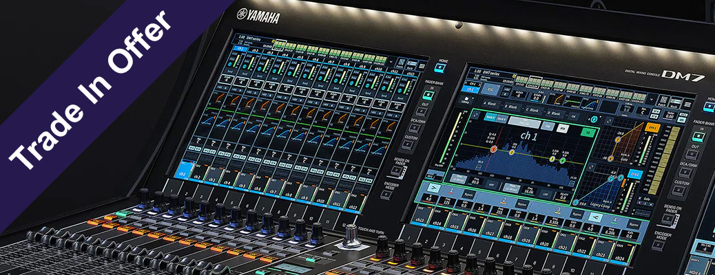 Trade In Offer on New Yamaha DM7 and PM Series from Solotech