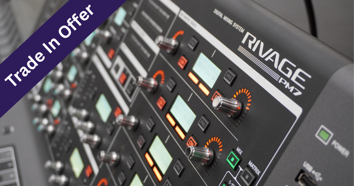 Trade In Offer on New Yamaha DM and PM Series from Solotech